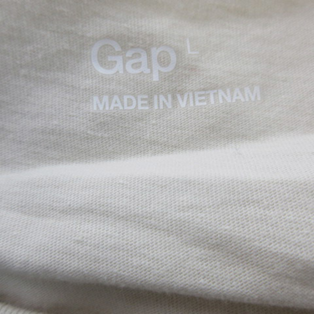 GAP(ギャップ)のギャップ GAP Tシャツ 半袖 カットソー ロゴ コットン 薄ベージュ系 L メンズのトップス(Tシャツ/カットソー(半袖/袖なし))の商品写真