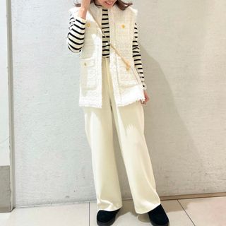 イエナ(IENA)のジョーゼットセミワイドパンツ(その他)