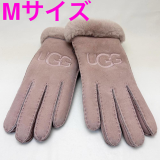 アグ(UGG)の新品 UGG アグ レディース レザー手袋 20931 ライトピンク Mサイズ(手袋)