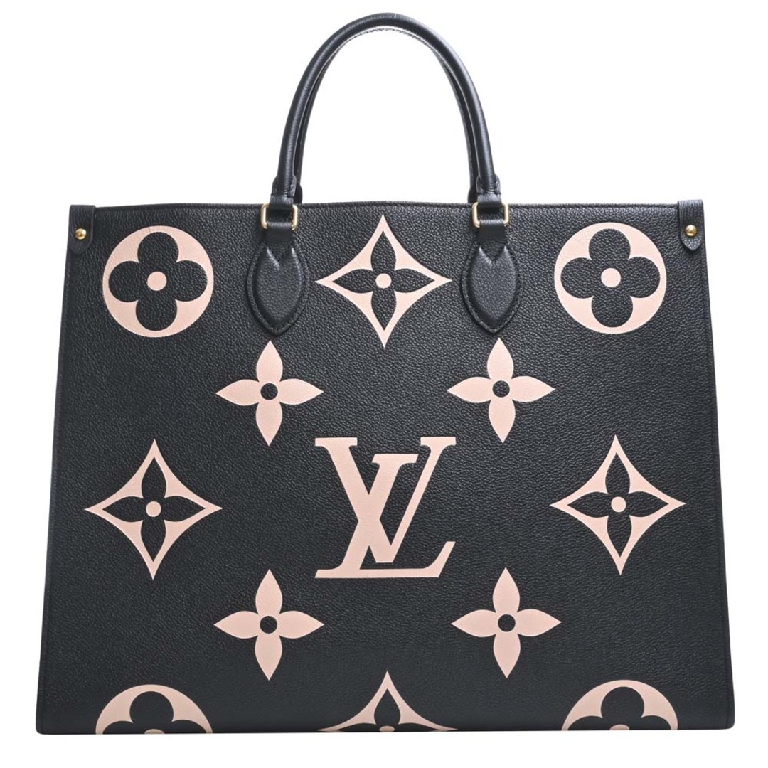 LOUIS VUITTON ルイヴィトン アンプラント バイカラー オンザゴーGM 2WAY ハンドバッグ M45945 ブラック byレディース