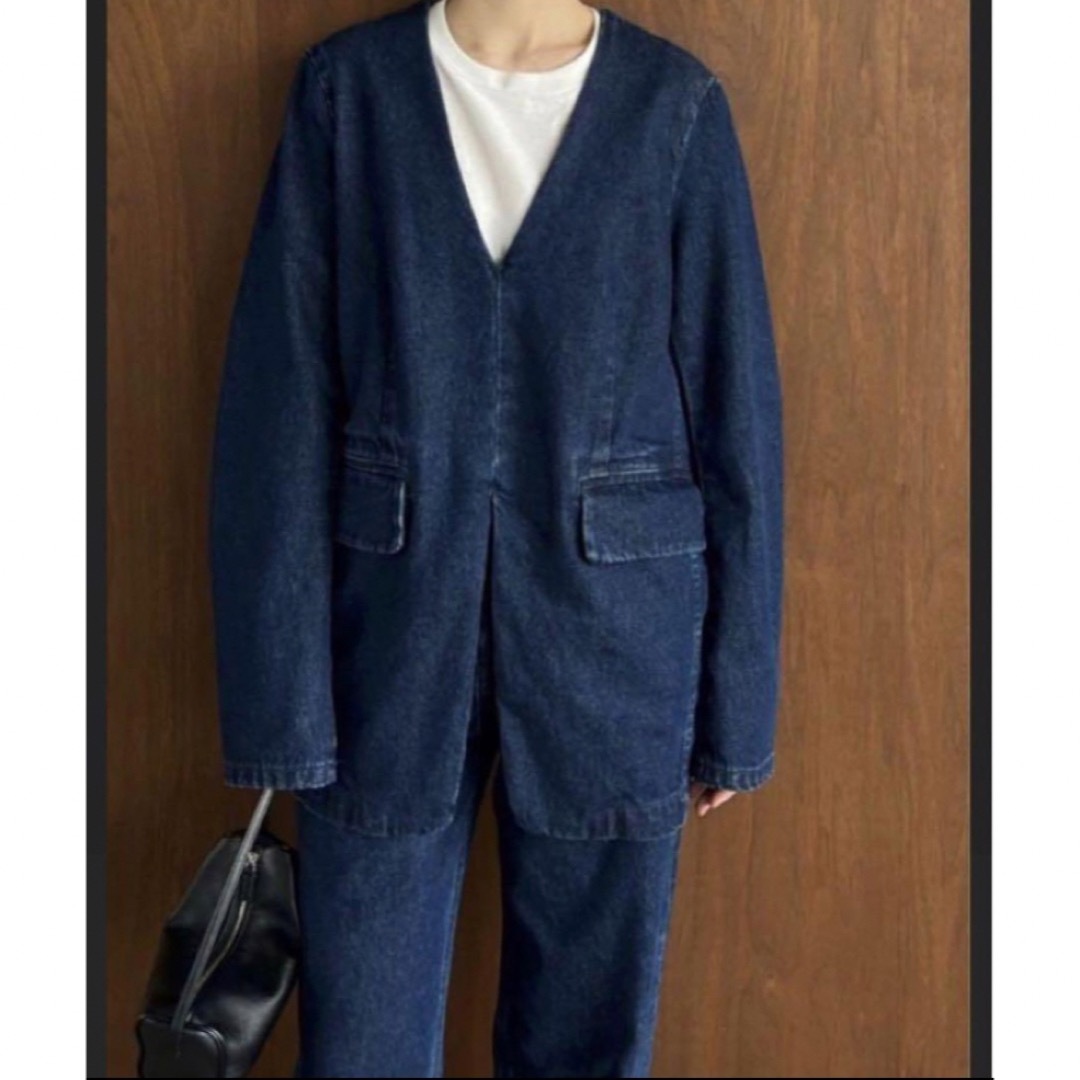 CLANE(クラネ)のCLANE/クラネ/JACKET PULLOVER DENIM TOPS レディースのジャケット/アウター(Gジャン/デニムジャケット)の商品写真