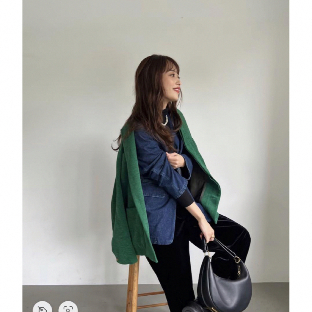 CLANE(クラネ)のCLANE/クラネ/JACKET PULLOVER DENIM TOPS レディースのジャケット/アウター(Gジャン/デニムジャケット)の商品写真