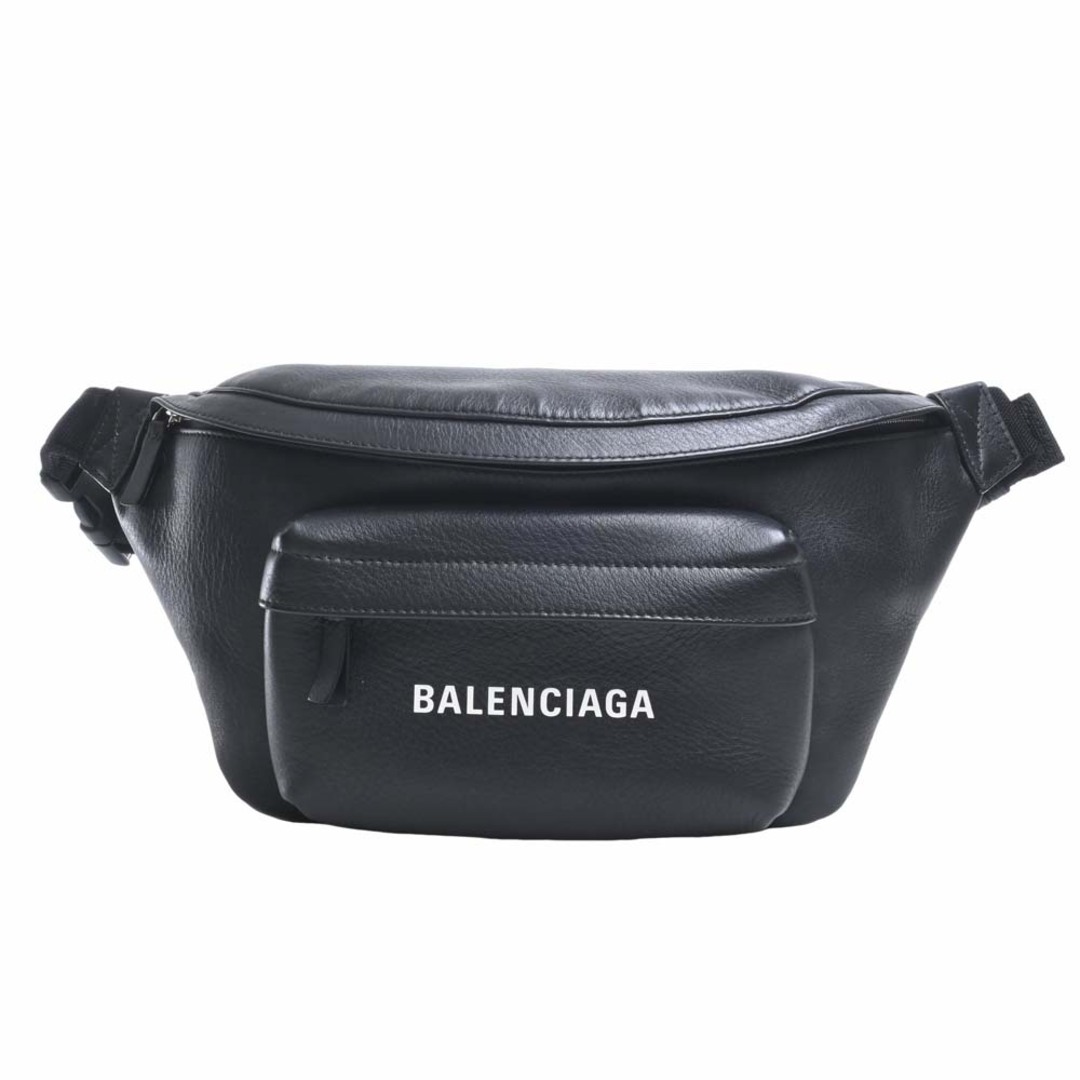 Balenciaga バレンシアガ レザー エブリデイ ボディバッグ ウエストバッグ 552375 ブラック by