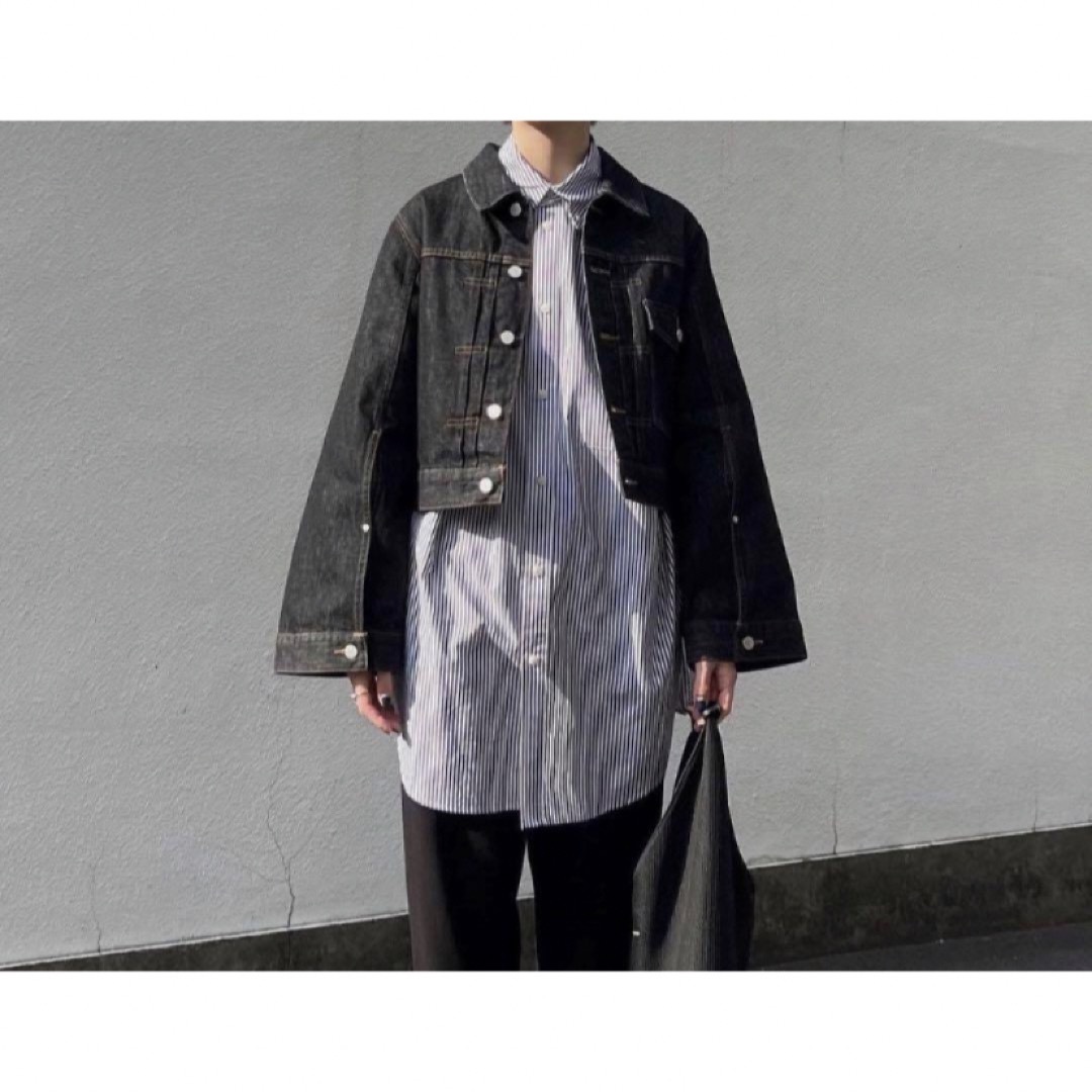 CLANE(クラネ)のCLANE  BELL SLEEVE COMPACT JEAN JACKET レディースのジャケット/アウター(Gジャン/デニムジャケット)の商品写真