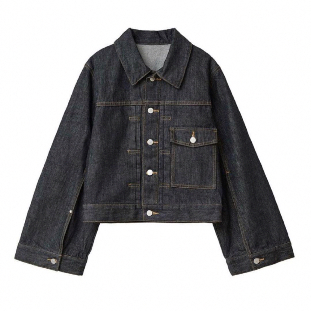 CLANE(クラネ)のCLANE  BELL SLEEVE COMPACT JEAN JACKET レディースのジャケット/アウター(Gジャン/デニムジャケット)の商品写真