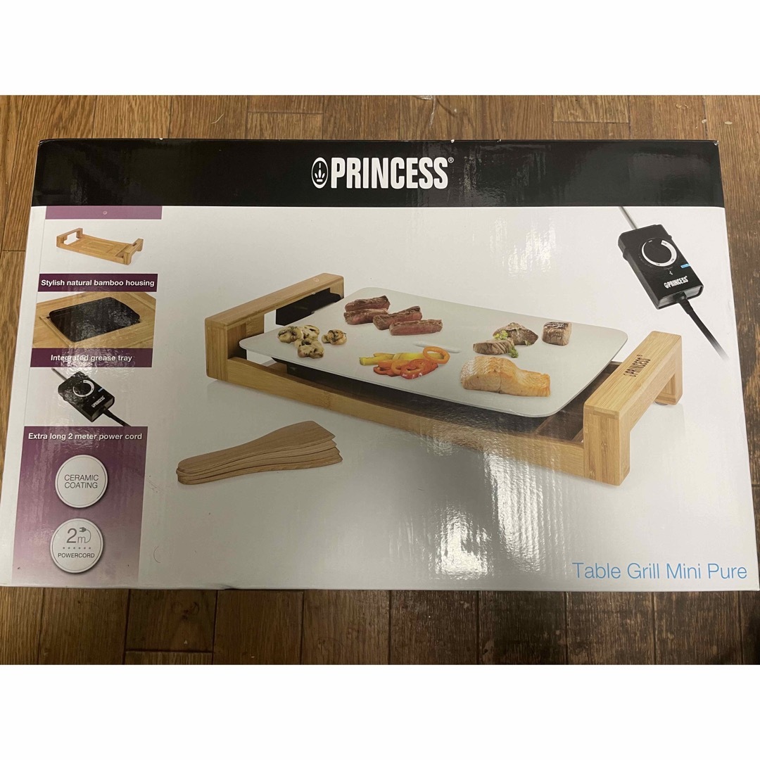 PRINCESS(プリンセス)の新品未使用 PRINCESS Table Grill Mini Pure スマホ/家電/カメラの調理家電(調理機器)の商品写真