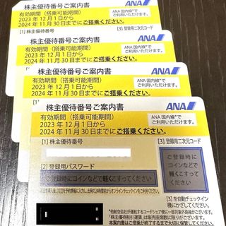 エーエヌエー(ゼンニッポンクウユ)(ANA(全日本空輸))のANA株主優待券　2023年12月1日〜(その他)