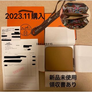 エルメス(Hermes)の【レシート付】新品未使用 HERMES シルクイン コンパクト　B刻印　希少(財布)