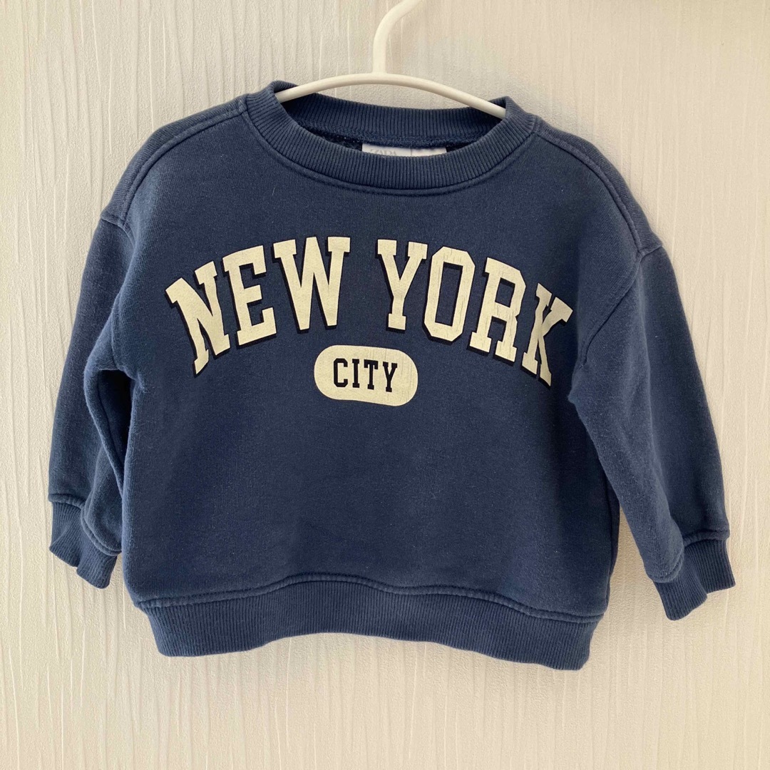 ZARA KIDS(ザラキッズ)の【お値下げ】ZARAキッズ　トレーナー　スウェットシャツ　86センチ キッズ/ベビー/マタニティのベビー服(~85cm)(トレーナー)の商品写真