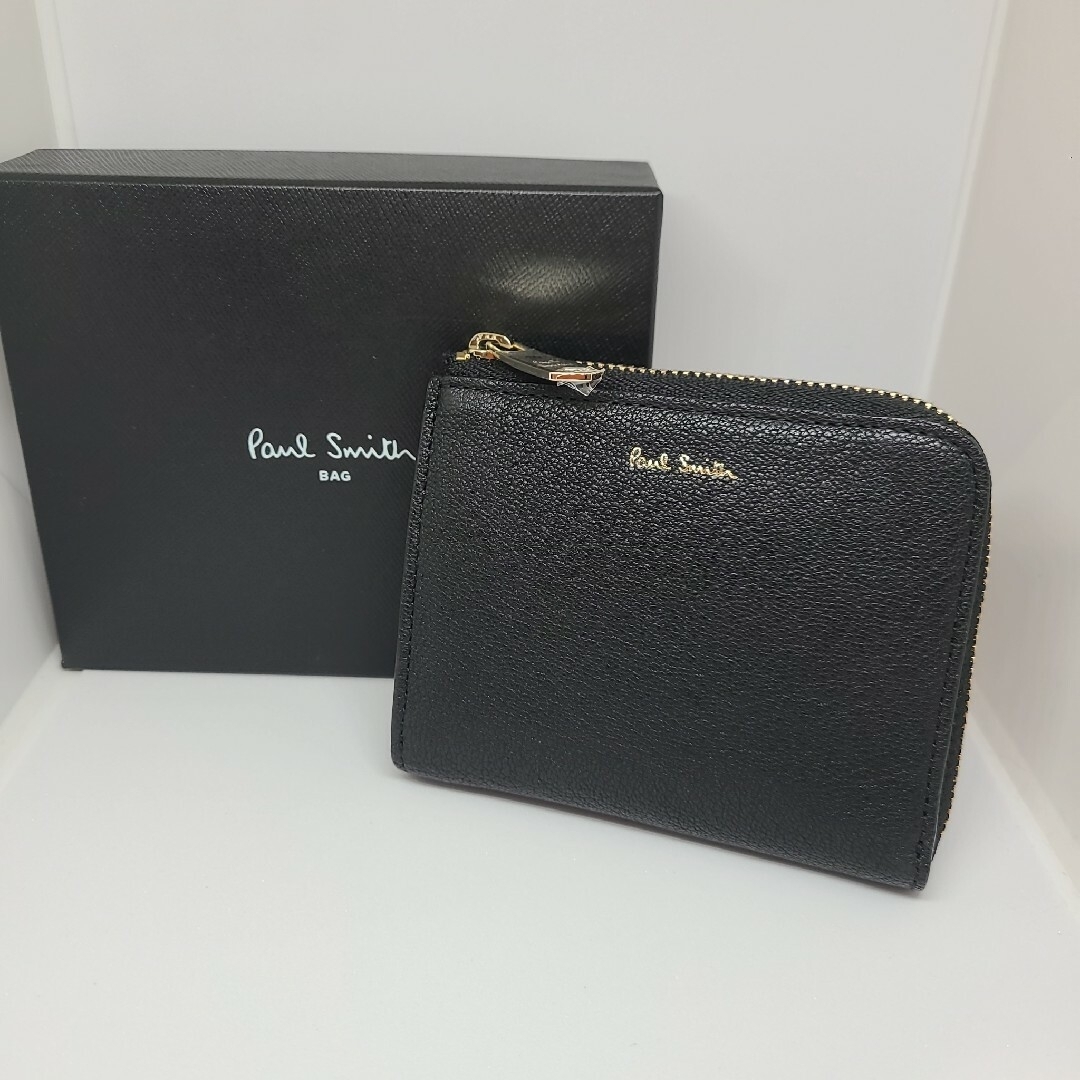 Paul Smith(ポールスミス)の新品未使用☆ポールスミス　L字ファスナー財布　ブラック メンズのファッション小物(折り財布)の商品写真