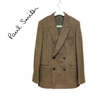 ポールスミス(Paul Smith)の【美品】Paul Smith 千鳥格子　ダブルブレストテーラードジャケット(テーラードジャケット)