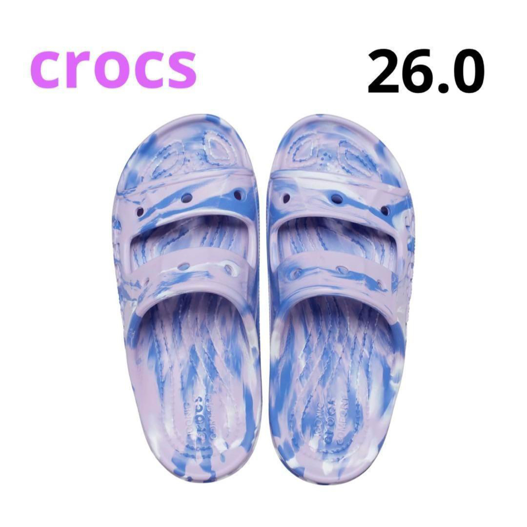 crocs クロックス バヤ サンダル マーブル 26.0cm メンズの靴/シューズ(サンダル)の商品写真