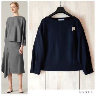 ADORE - ◇幻◇ 希少 定価3.3万円 ADORE ウールアムンゼンブラウスの ...