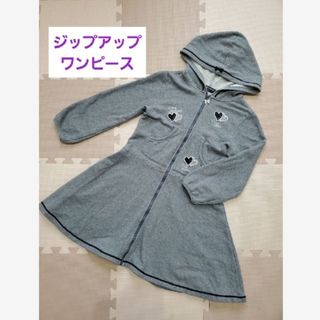 ポンポネット(pom ponette)の★値下げ★【美品】ポンポネット　ジップアップワンピース(ワンピース)