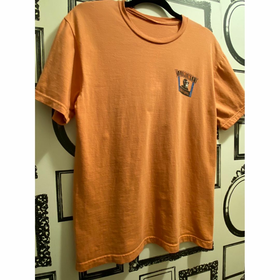 Tシャツ　オレンジモンキー　US(アメリカ)古着　ヴィンテージ メンズのトップス(Tシャツ/カットソー(半袖/袖なし))の商品写真