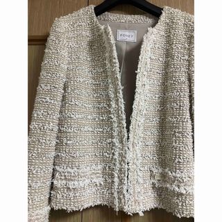 フォクシーブティック(FOXEY BOUTIQUE)のＦＯＸＥＹ ＢＯＵＴＩＱＵＥ　ジャケット 33772　サンドベージュ　40　(その他)