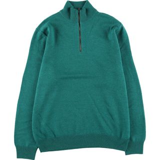 ラルフローレン(Ralph Lauren)の古着 ラルフローレン Ralph Lauren POLO GOLF ポロゴルフ メリノウールニットハーフジップセーター メンズM /eaa394119(ニット/セーター)