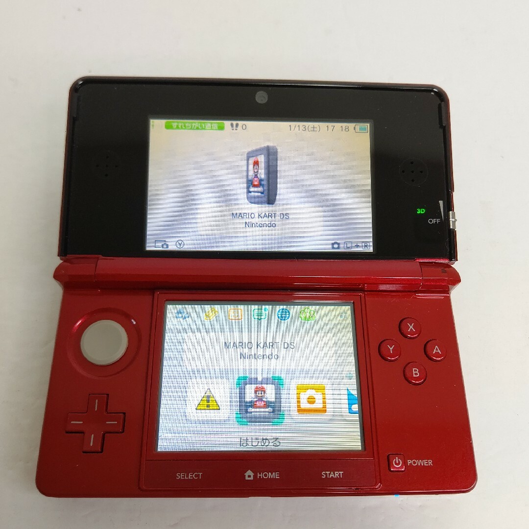 ニンテンドー3DS - Nintendo ニンテンドー3DS フレアレッド 美品