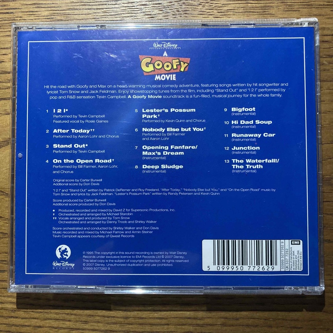 Disney(ディズニー)の【レア】輸入盤　Goofy Movie Original Soundtrack  エンタメ/ホビーのCD(キッズ/ファミリー)の商品写真