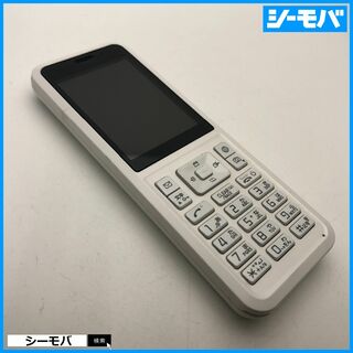 1137 SIMフリー softbank Simply B 701SI 中古 白(携帯電話本体)