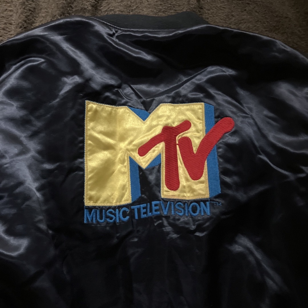 希少　90s vintage MTV サテンブルゾン