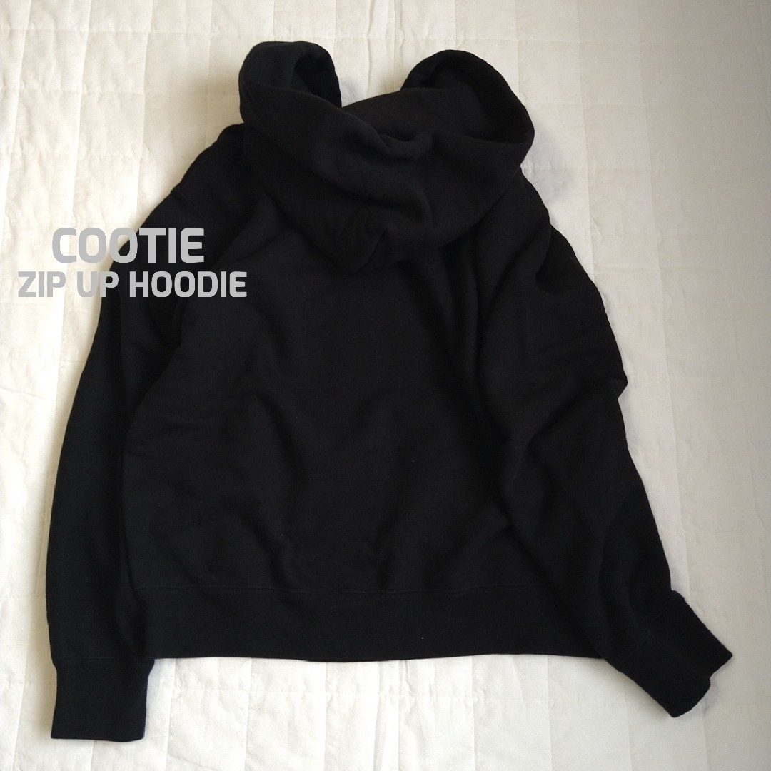 クーティー COOTIE ダブルフードジップアップパーカー 美品