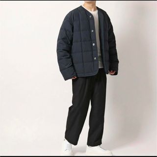 ジルサンダー(Jil Sander)の【サイズ46】JILSANDERガーデンガンダウン／ダークネイビー(ダウンジャケット)