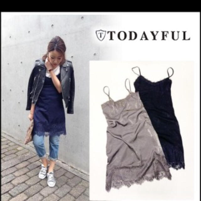 TODAYFUL(トゥデイフル)の⭐️にこ様専用⭐️TODAYFUL キャミワンピース レディースのトップス(キャミソール)の商品写真