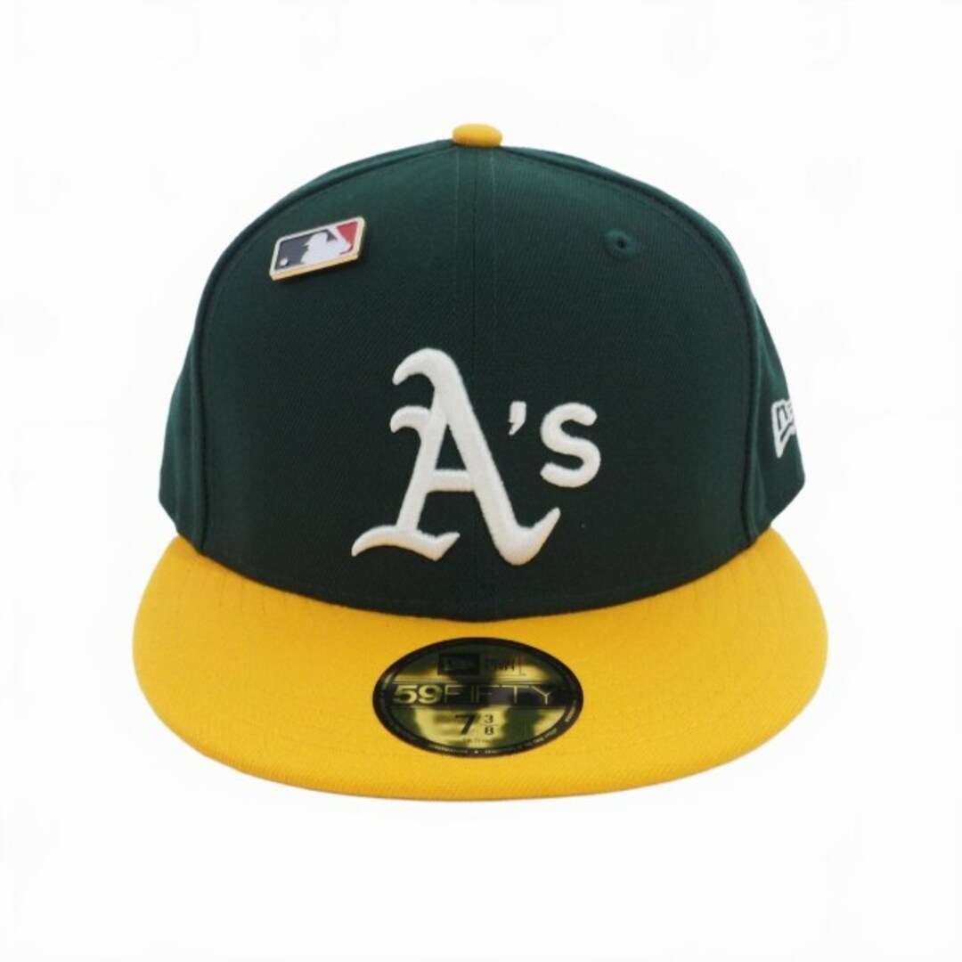 NEW ERA(ニューエラー)のニューエラ 59FIFTY MLBアスレチックス 帽子 キャップ 7 8/3 緑 メンズの帽子(その他)の商品写真