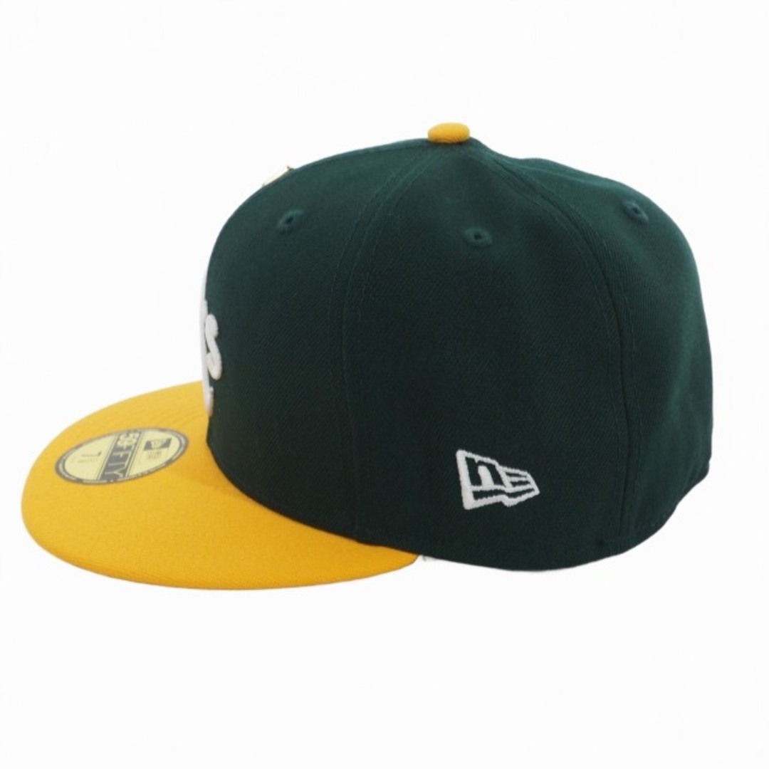 NEW ERA(ニューエラー)のニューエラ 59FIFTY MLBアスレチックス 帽子 キャップ 7 8/3 緑 メンズの帽子(その他)の商品写真