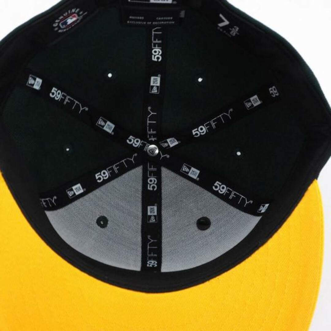 NEW ERA(ニューエラー)のニューエラ 59FIFTY MLBアスレチックス 帽子 キャップ 7 8/3 緑 メンズの帽子(その他)の商品写真