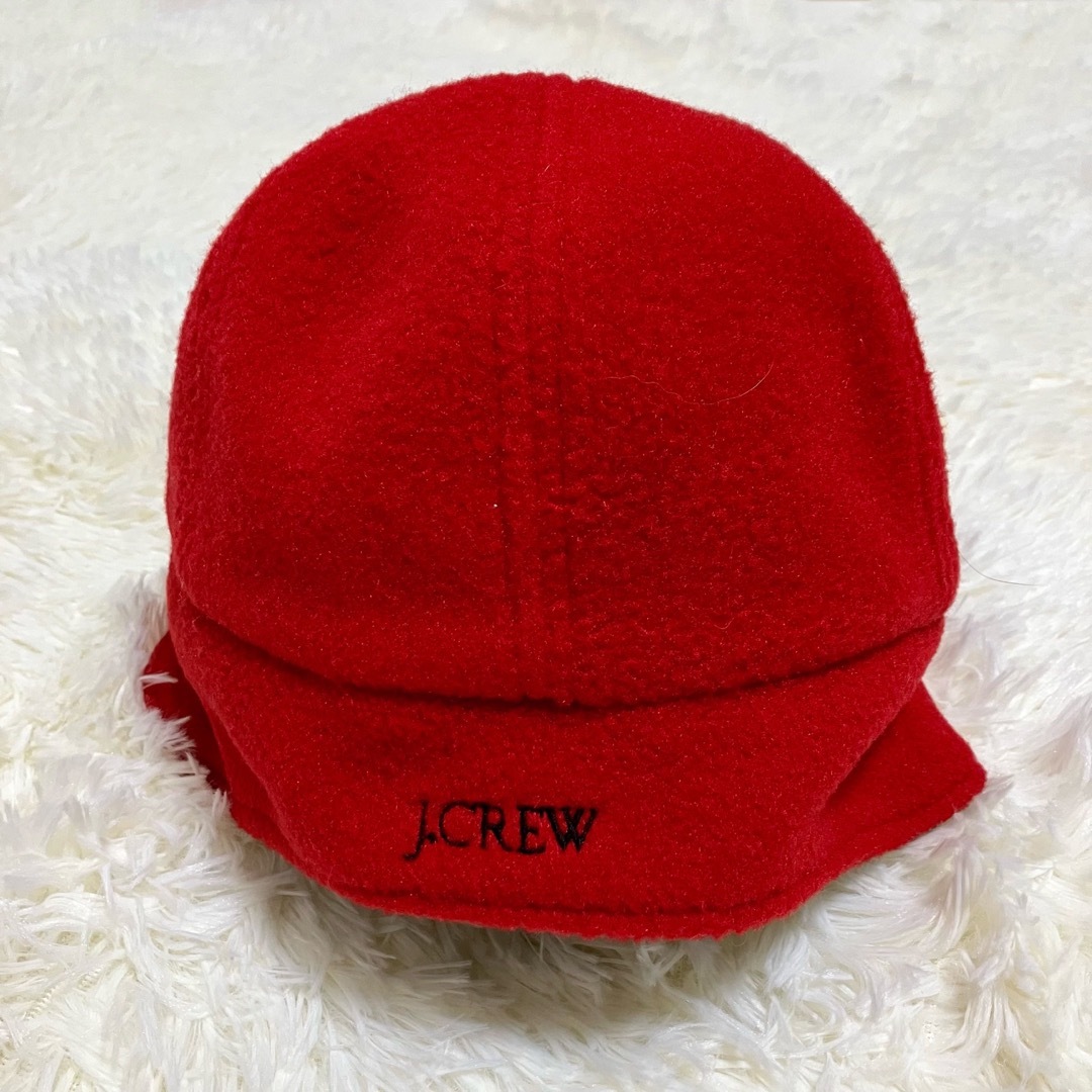 J.Crew(ジェイクルー)の【新品同様】希少！OLD J.CREW 巨人タグ 耳あて フリースキャップ 赤 メンズの帽子(キャップ)の商品写真