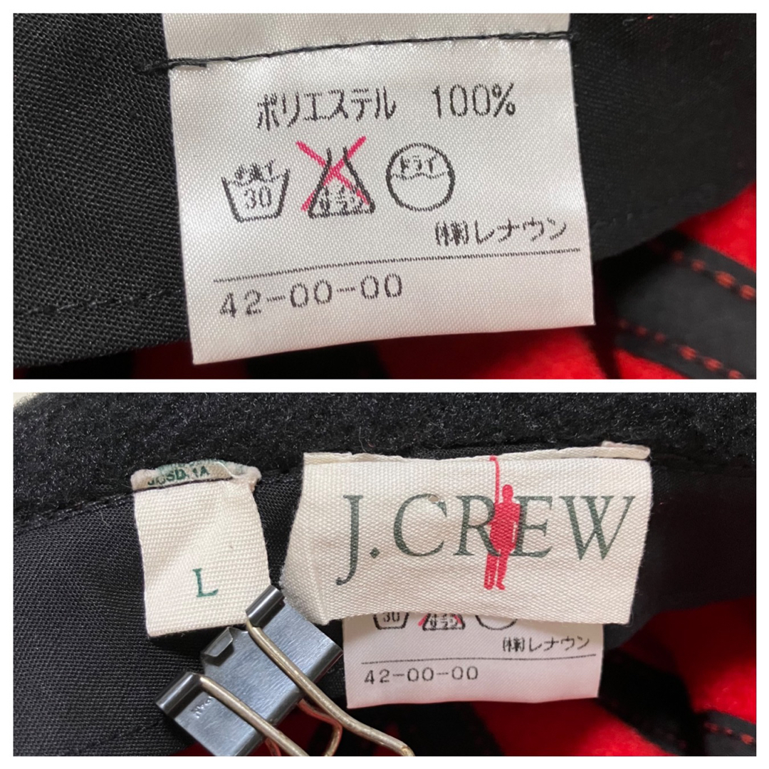 J.Crew(ジェイクルー)の【新品同様】希少！OLD J.CREW 巨人タグ 耳あて フリースキャップ 赤 メンズの帽子(キャップ)の商品写真