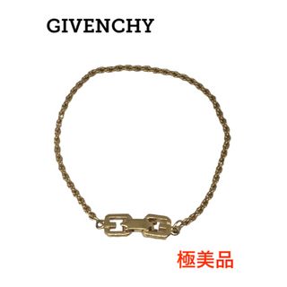 GIVENCHY - ジバンシー ゴールドチェーン ロゴ ブレスレット GIVENCHY