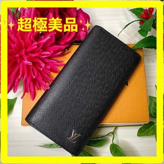 ヴィトン(LOUIS VUITTON) タイガ 財布(レディース)(ブラック/黒色系