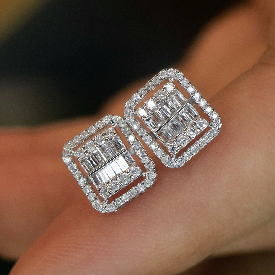 天然ダイヤモンドピアス0.5ct　k18