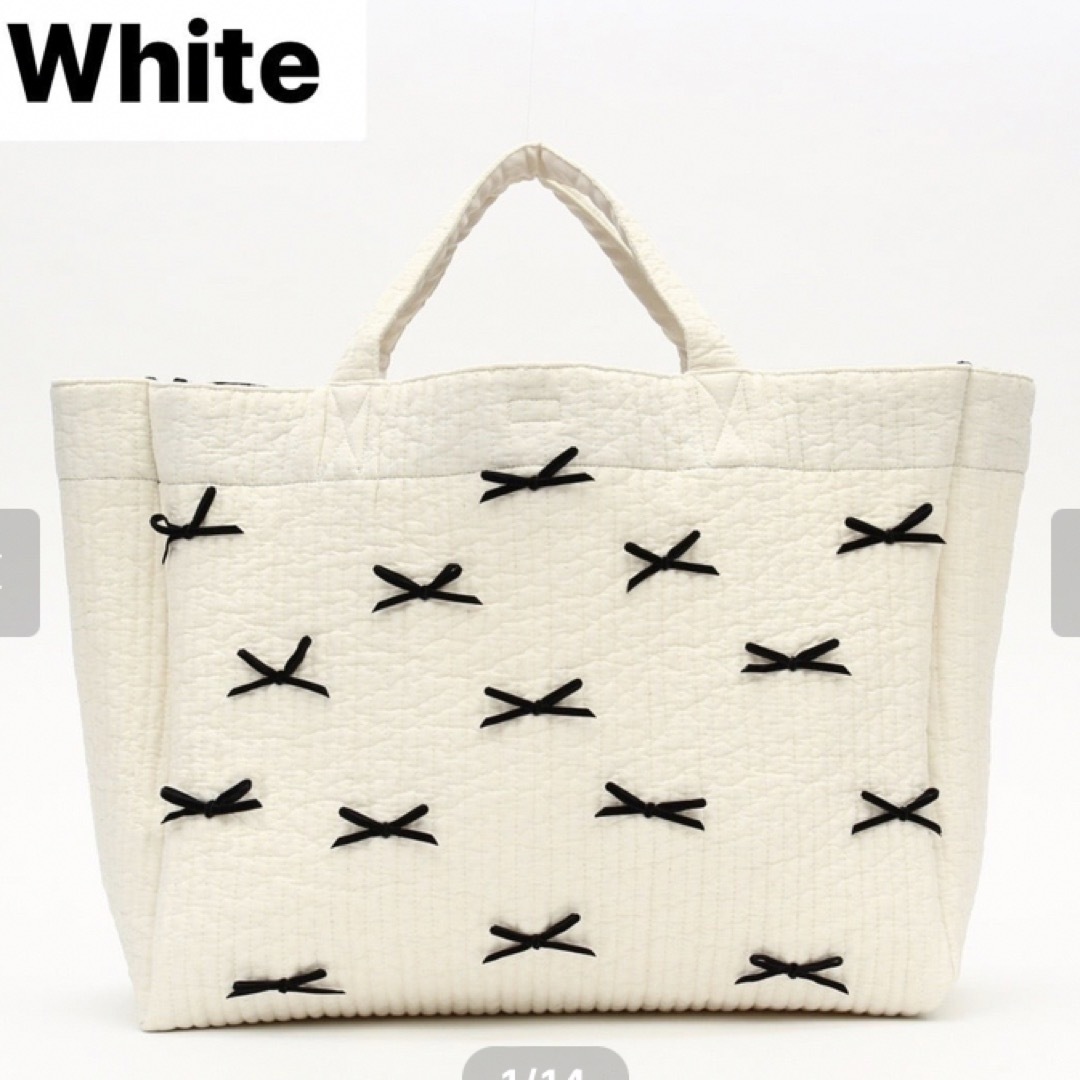 【新品・未使用】gypsohila  Picnic Bag (M) ホワイトバッグ