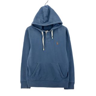 ラルフローレン(Ralph Lauren)の古着 ラルフローレン Ralph Lauren POLO by Ralph Lauren ハーフボタン スウェットプルオーバーパーカー メンズM /eaa313364(スウェット)