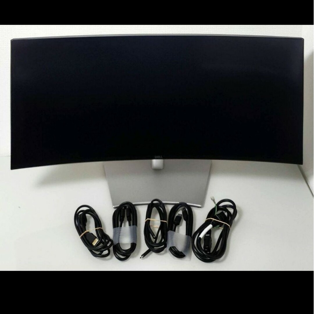 美品】Dell U3421WE 34.14インチ 曲面 USB-Cハブモニター-