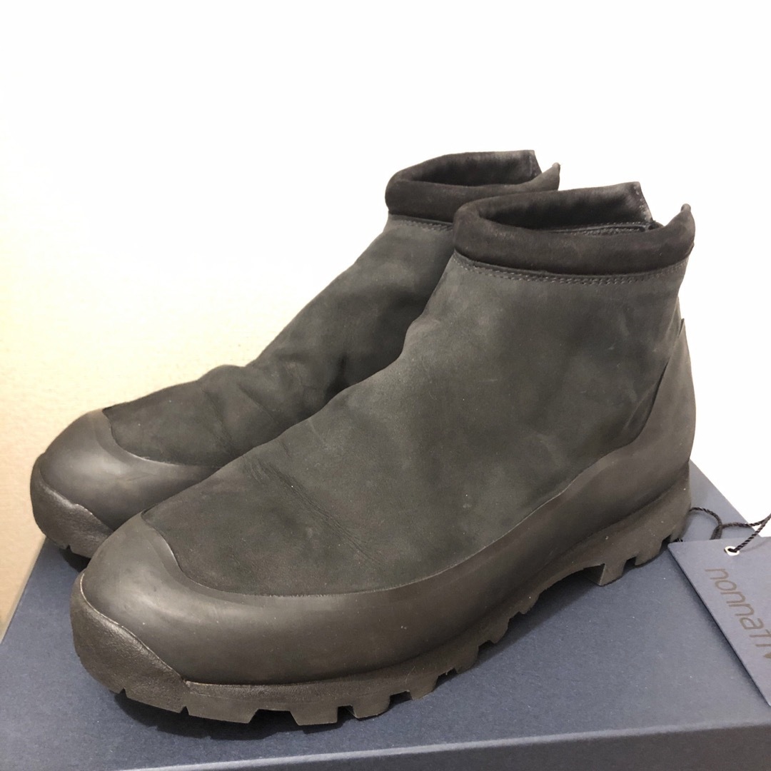 定価6万 ノンネイティブ ハイカートレーナー ミッド レザー 43 バックジップ