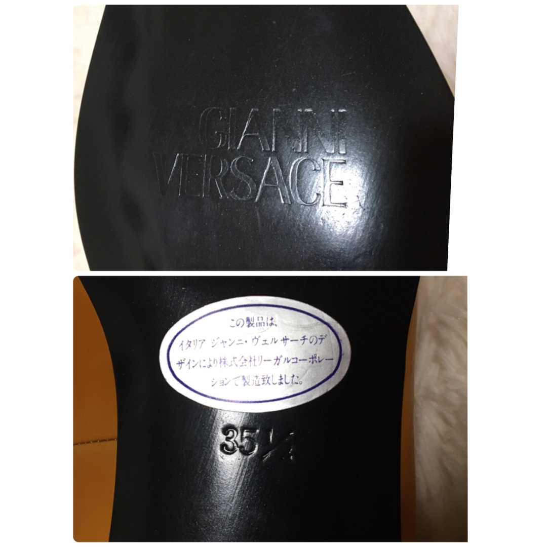 VERSACE(ヴェルサーチ)のベルサーチ　パンプス　パテント　メデューサ　22.5cm レディースの靴/シューズ(ローファー/革靴)の商品写真