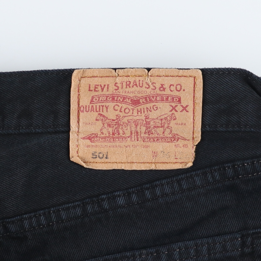 Levi's - 古着 リーバイス Levi's リーバイス501 ブラックデニム