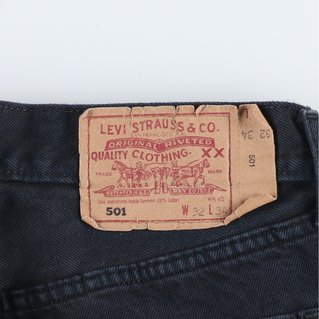 Levi's - 古着 90年代 リーバイス Levi's リーバイス501 ブラック