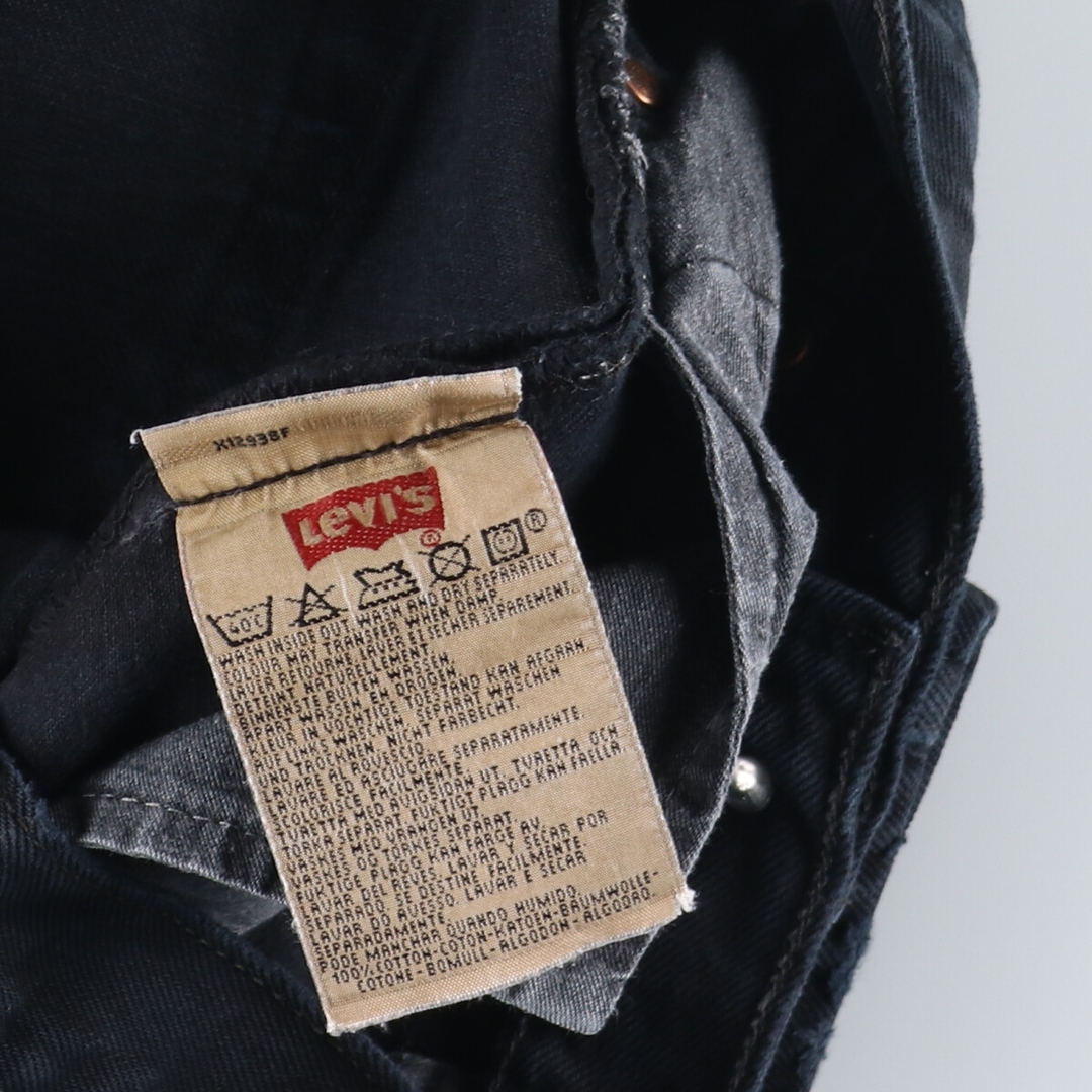 Levi's - 古着 90年代 リーバイス Levi's リーバイス501 ブラック