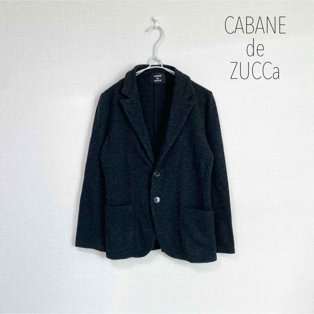 CABANE de ZUCCa(カバンドズッカ)のCABANE de ZUCCa ウールジャケット　ズッカ レディースのジャケット/アウター(テーラードジャケット)の商品写真
