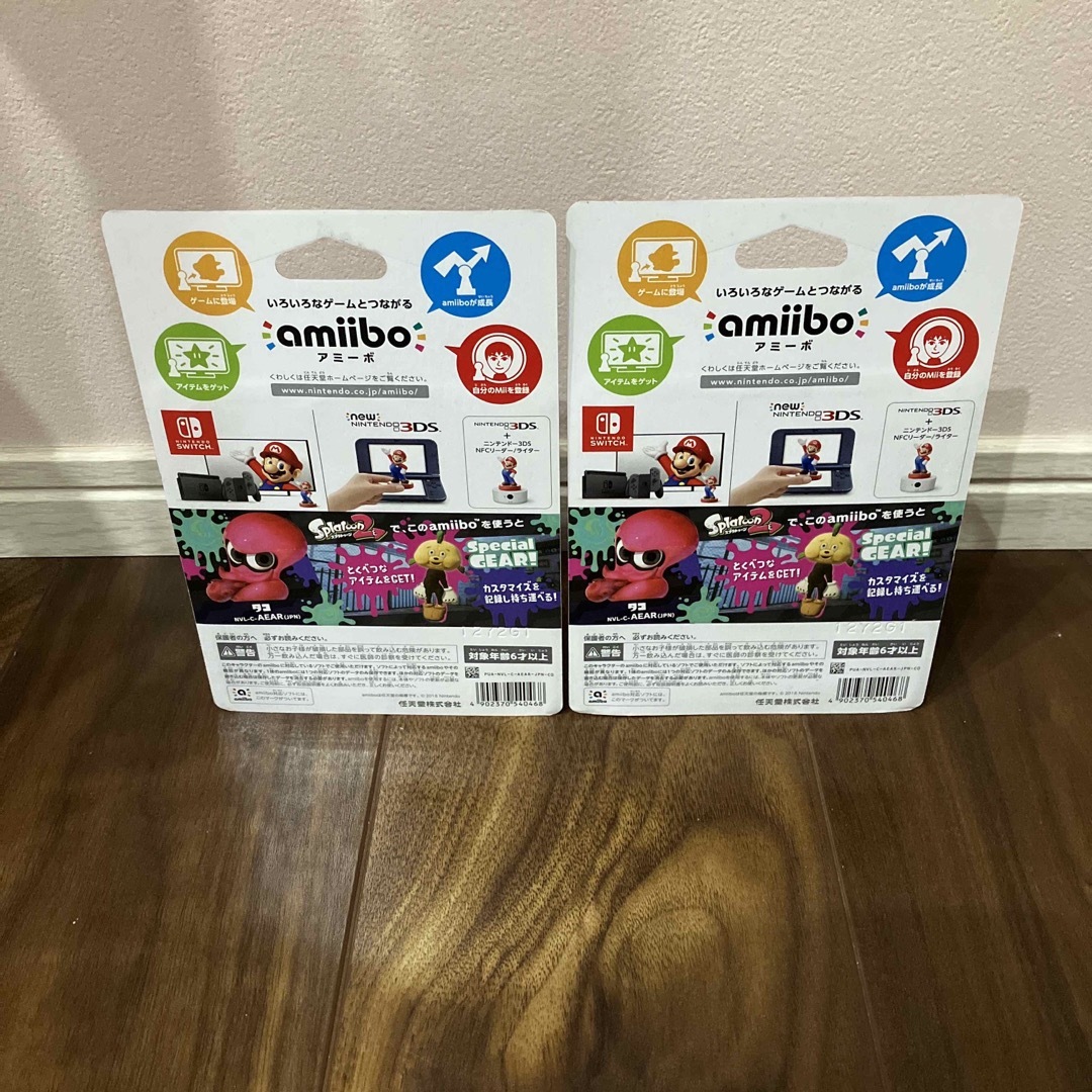 任天堂(ニンテンドウ)のamiibo タコ　２個 エンタメ/ホビーのフィギュア(ゲームキャラクター)の商品写真