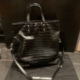 サンローラン(Saint Laurent)のサンローラン　トートバッグ　saint laurent ショルダーバッグ　クロコ(トートバッグ)