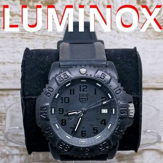 ルミノックス(Luminox)の動作品　LUMINOX　ブラック　腕時計　メンズ　ルミノックス　定価6万円(腕時計(アナログ))
