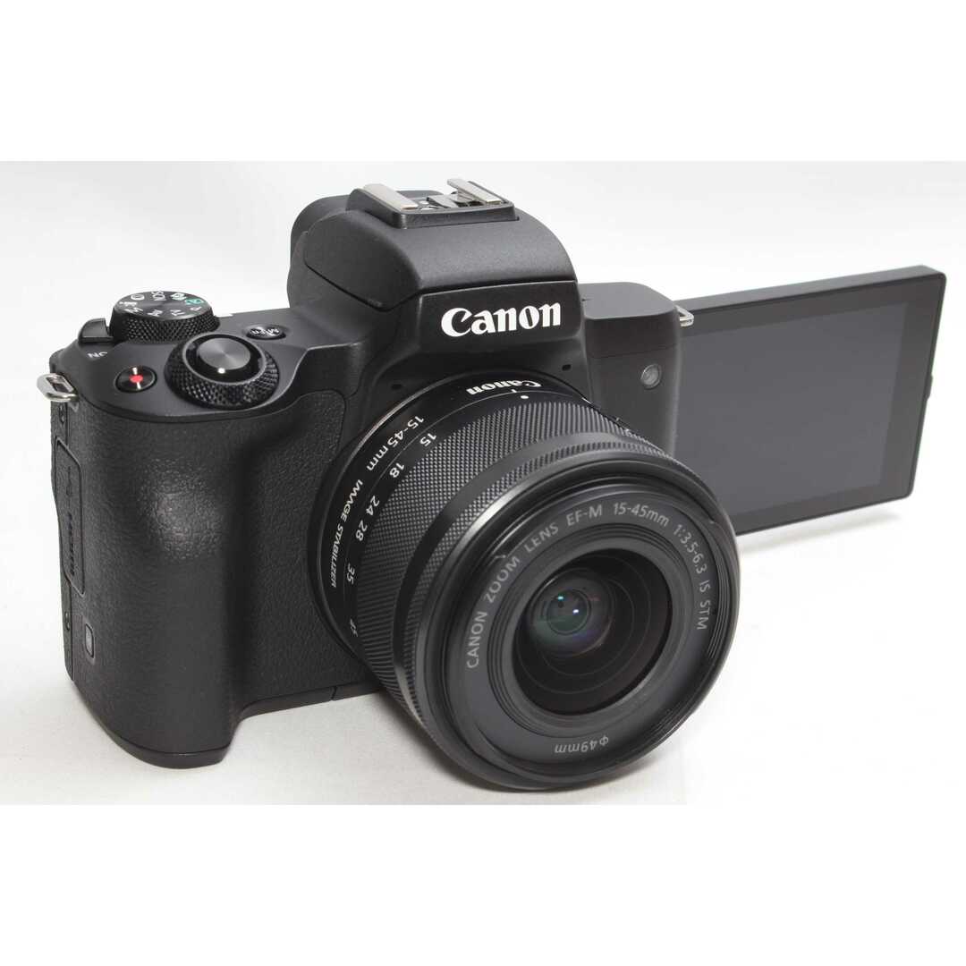 Canon - ❤️Wi-Fi&Bluetooth搭載❤️Canon Kiss M ブラックの通販 by