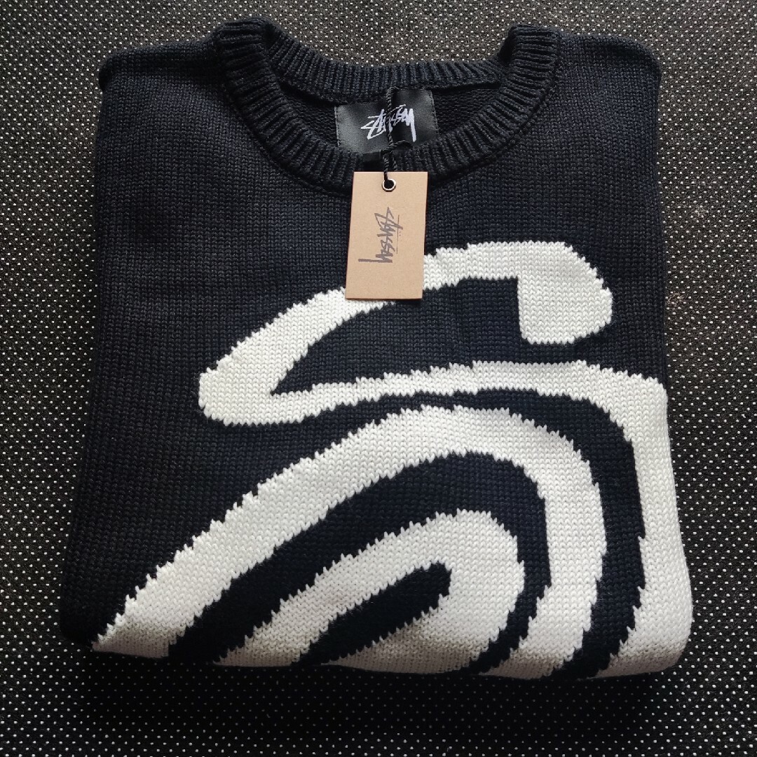 STUSSY CURLY SWEATER ニット セーターユニセックス男女兼用